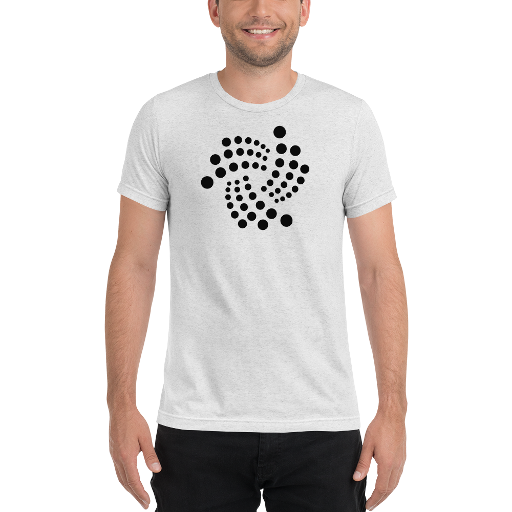 Iota floating design - Men's Tri-Blend T-Shirt TCP1607 Athletic Grey Triblend / S Official Crypto  Merch