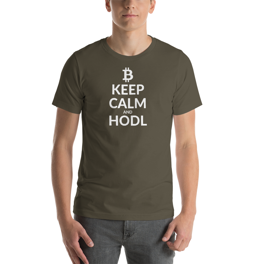 Keep calm (Bitcoin) - Men's Premium T-Shirt TCP1607 Black / S Official Crypto  Merch
