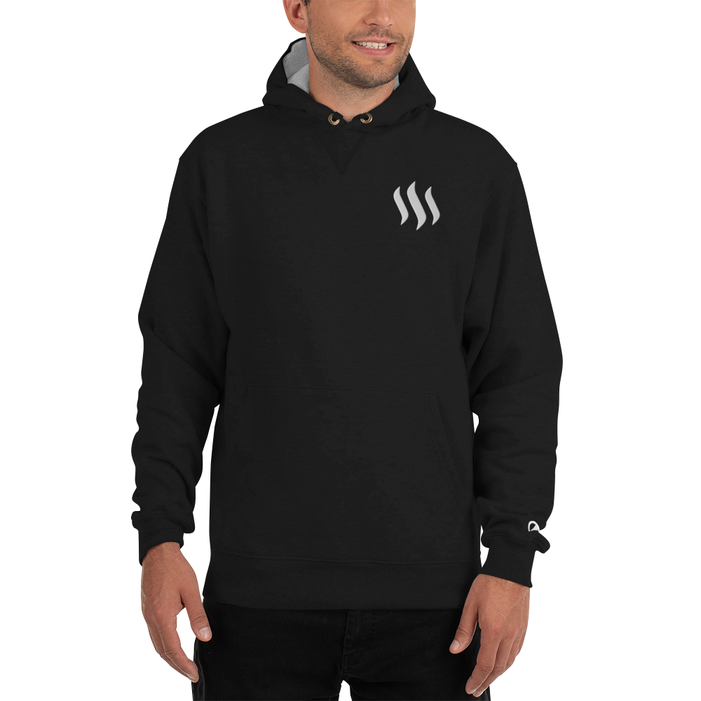 Steem – Men’s Embroidered Premium Hoodie TCP1607 Black / S Official Crypto  Merch
