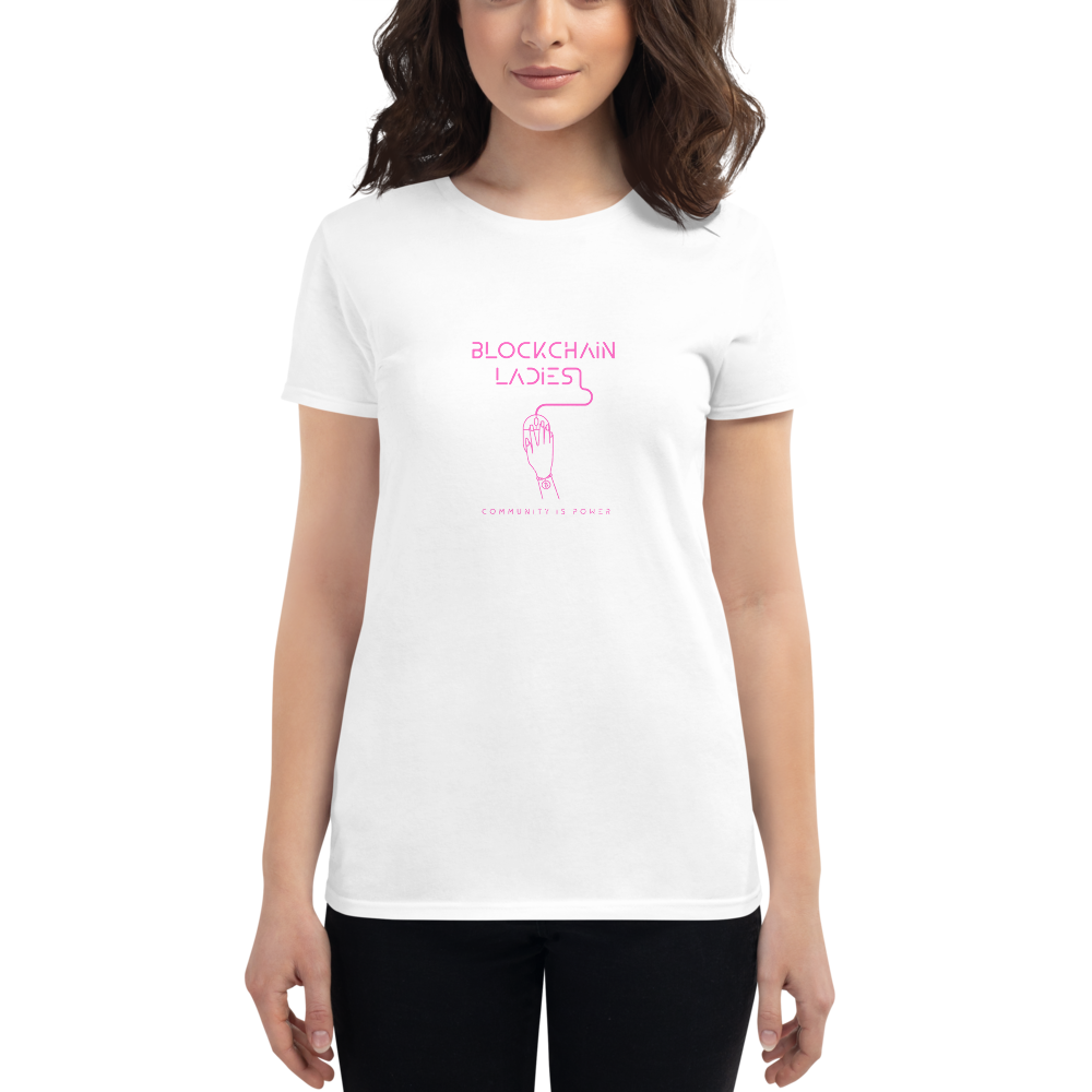 Blockchain Ladies Women's t-shirt TCP1607 S Official Crypto  Merch