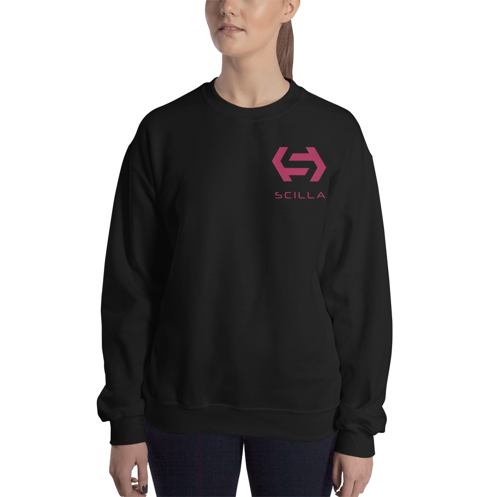 Scilla – Women's Embroidered Crewneck Sweatshirt TCP1607 White / S Official Crypto  Merch