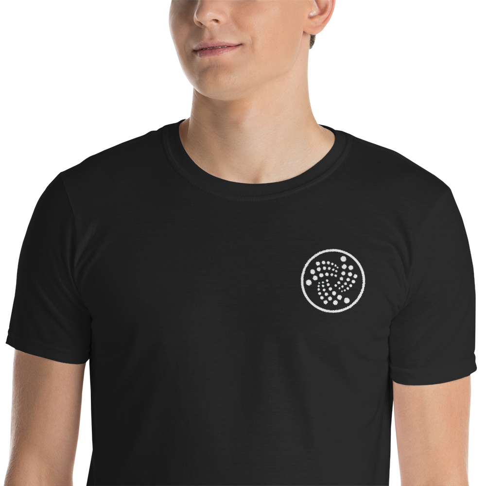 Iota logo - Men's Embroidered T-Shirt TCP1607 Black / S Official Crypto  Merch