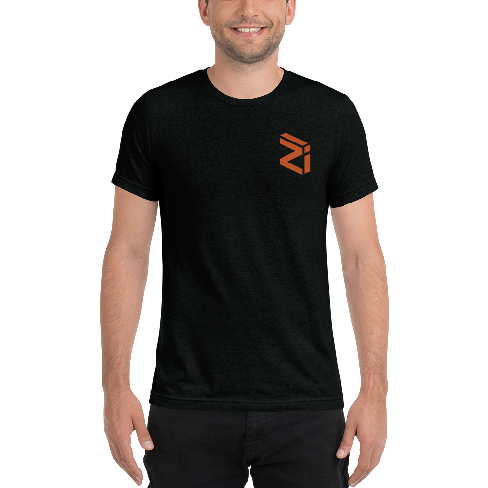 Zilliqa - Men's Embroidered Tri-Blend T-Shirt TCP1607 Solid Black Triblend / S Official Crypto  Merch