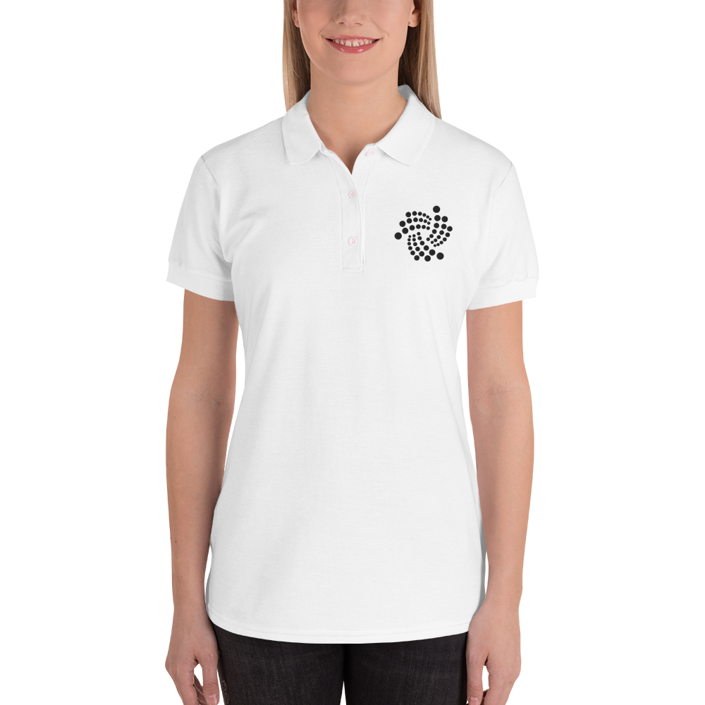 Iota floating - Women's Embroidered Polo Shirt TCP1607 M Official Crypto  Merch