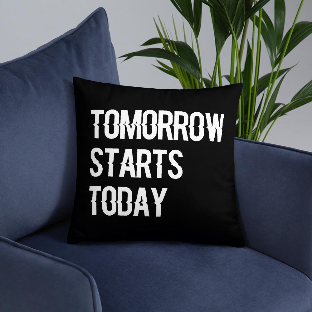 Tomorrow starts today (Zilliqa) - Pillow TCP1607 Default Title Official Crypto  Merch