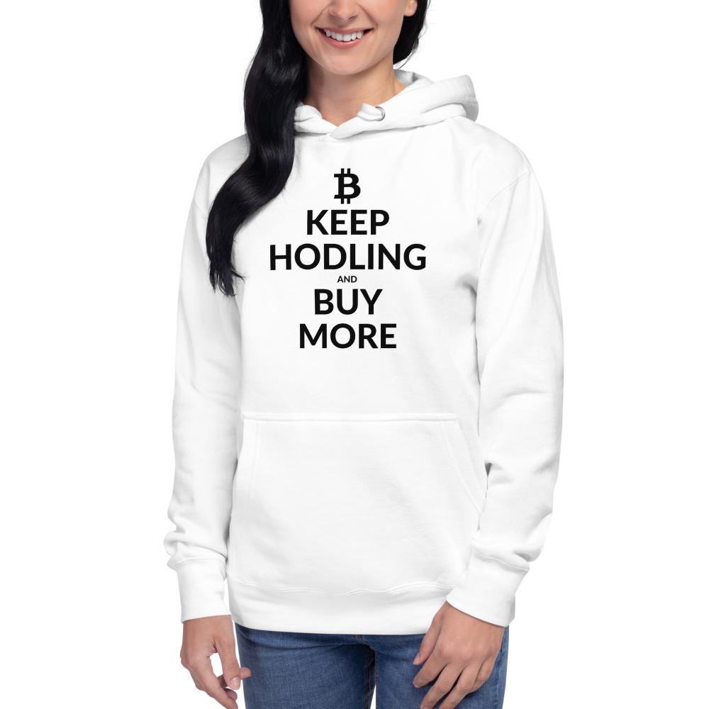 Keep hodling (Bitcoin) – Women’s Pullover Hoodie TCP1607 Carbon Grey / S Official Crypto  Merch