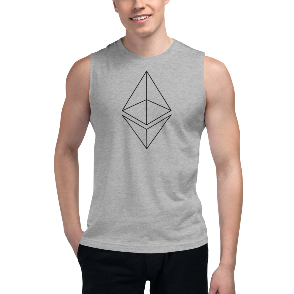 Ethereum line design – Men’s Muscle Shirt TCP1607 Athletic Heather / S Official Crypto  Merch