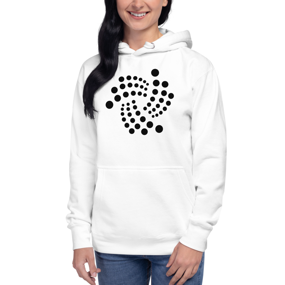 Iota floating – Women’s Pullover Hoodie TCP1607 Carbon Grey / S Official Crypto  Merch