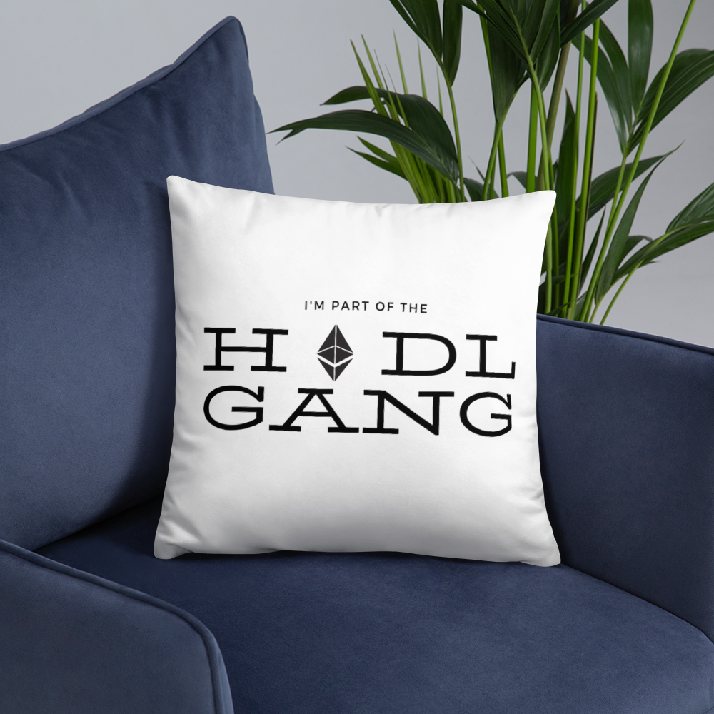 Hodl gang (Ethereum) - Pillow TCP1607 Default Title Official Crypto  Merch