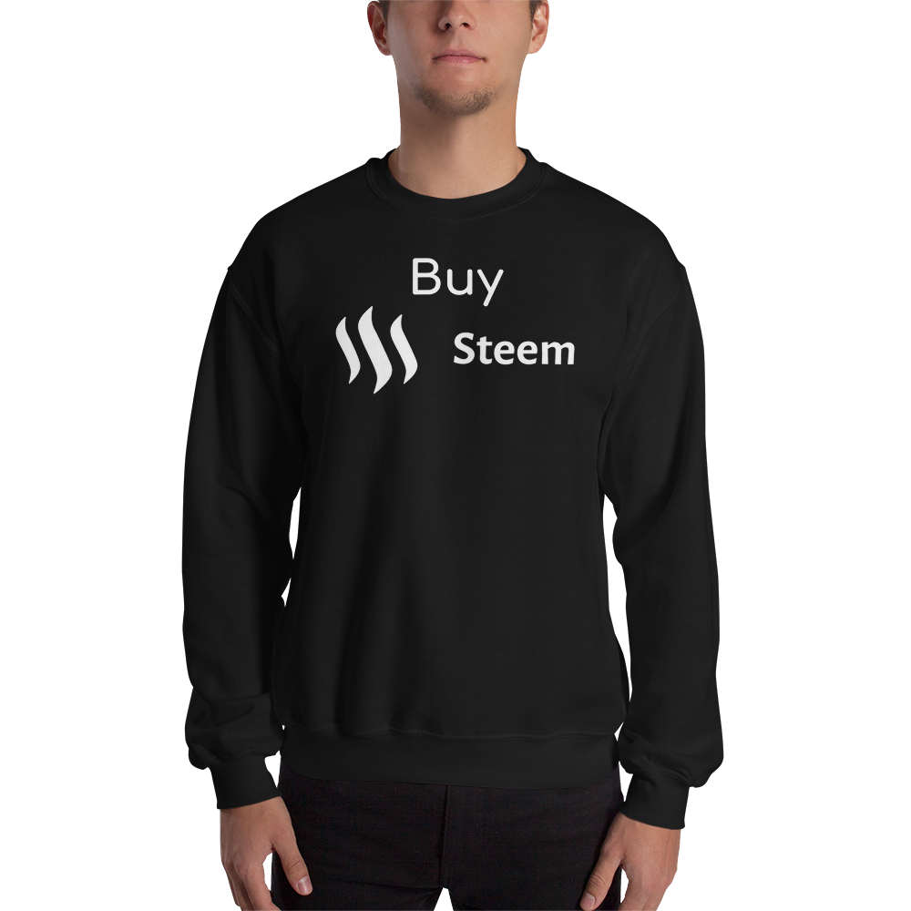 Buy Steem – Men’s Crewneck Sweatshirt TCP1607 Black / S Official Crypto  Merch