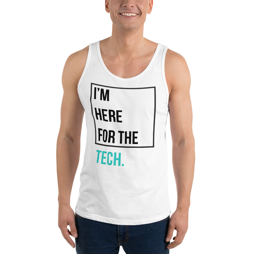 I'm here for the tech (Zilliqa) – Men’s Tank Top TCP1607 Oatmeal Triblend / S Official Crypto  Merch