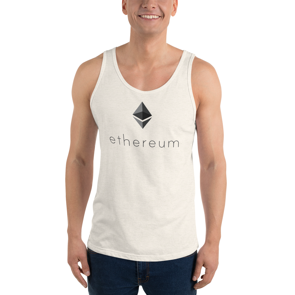 Ethereum logo - Men's Tank Top TCP1607 Oatmeal Triblend / S Official Crypto  Merch