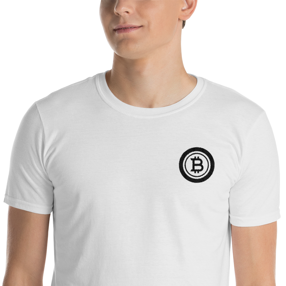 Bitcoin - Men's Embroidered T-Shirt TCP1607 White / S Official Crypto  Merch