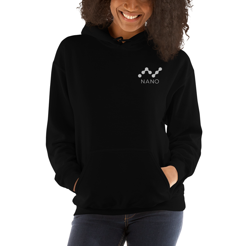Nano – Women’s Embroidered Hoodie TCP1607 Black / S Official Crypto  Merch