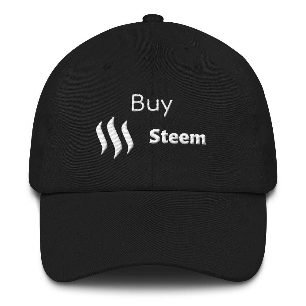 Buy steem - Baseball cap TCP1607 Black Official Crypto  Merch