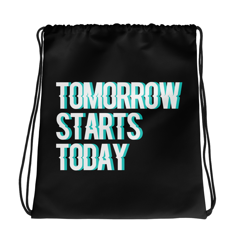 Tomorrow starts today (Zilliqa) - Drawstring Bag TCP1607 Default Title Official Crypto  Merch