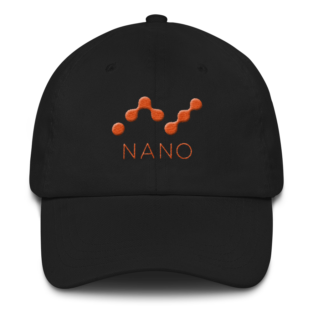 Nano - Baseball Cap (Orange) TCP1607 Black Official Crypto  Merch