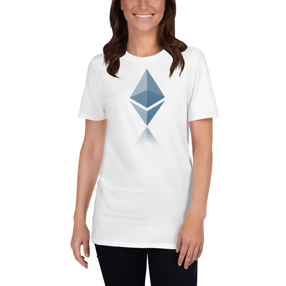 Ethereum reflection design - Women's T-Shirt TCP1607 White / S Official Crypto  Merch
