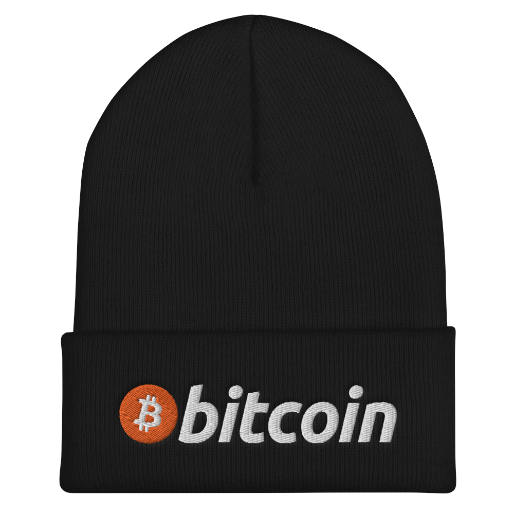 Bitcoin - Cuffed Beanie TCP1607 Black Official Crypto  Merch