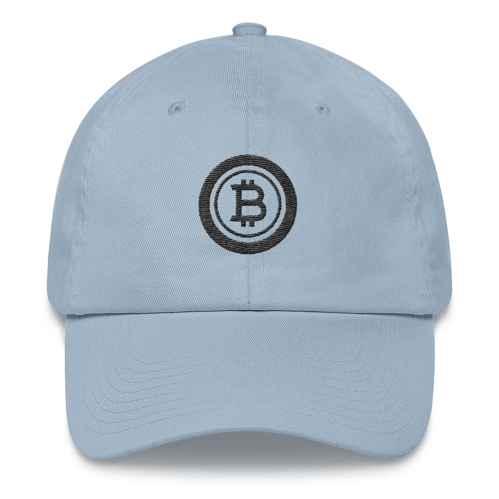 Bitcoin black - Baseball Cap TCP1607 Light Blue Official Crypto  Merch