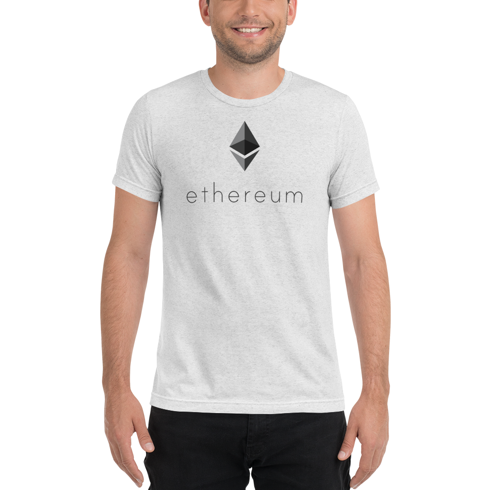 Ethereum logo - Men's Tri-Blend T-Shirt TCP1607 Solid Black Triblend / S Official Crypto  Merch