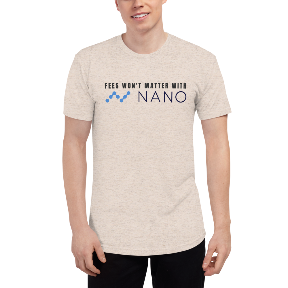 Fees won't matter with Nano – Men’s Track Shirt TCP1607 Athletic Grey / S Official Crypto  Merch
