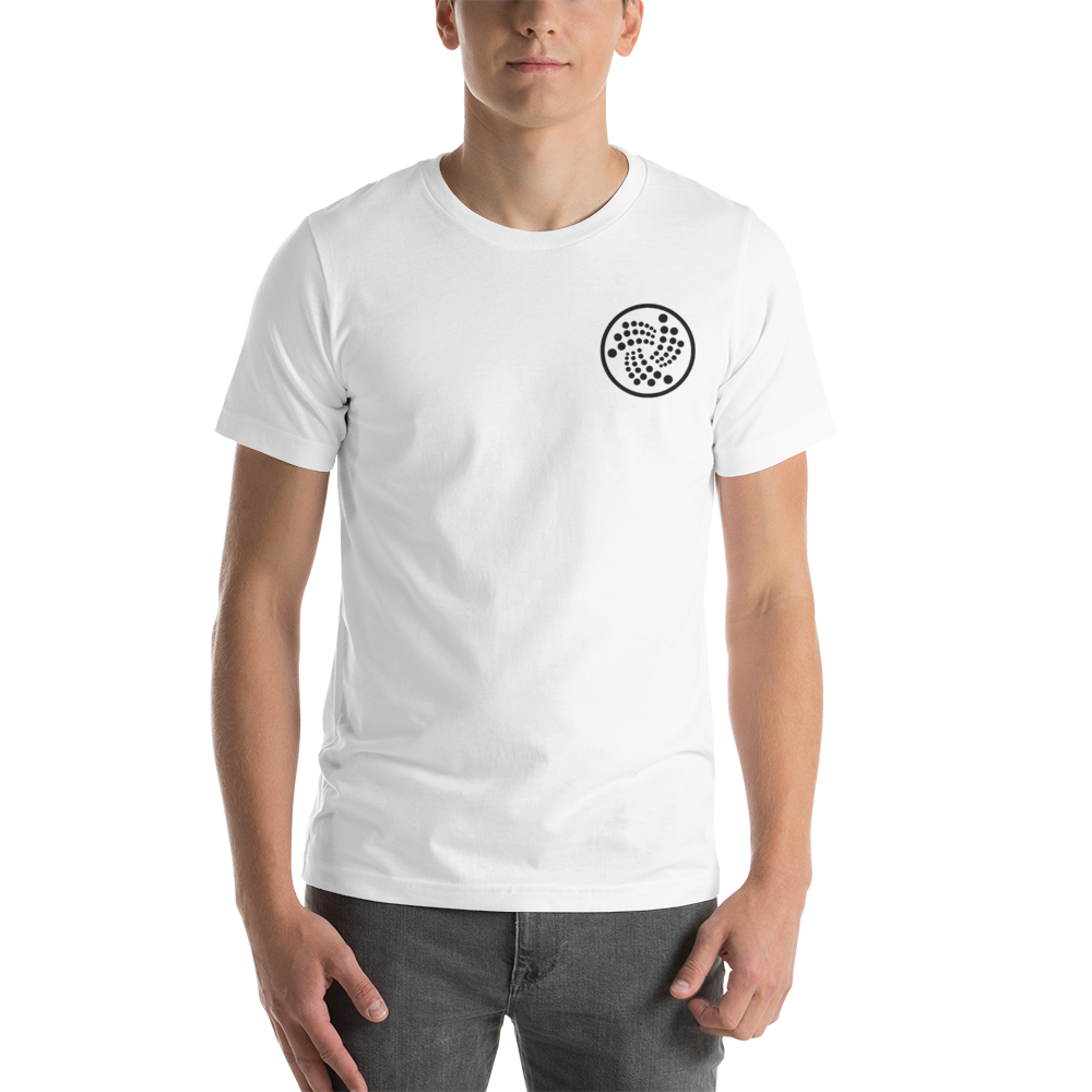 Iota logo - Men's Premium T-Shirt TCP1607 White / S Official Crypto  Merch