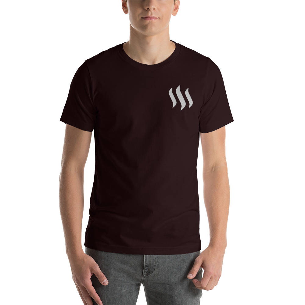 Steem – Men’s Embroidered Premium T-Shirt TCP1607 Black / S Official Crypto  Merch