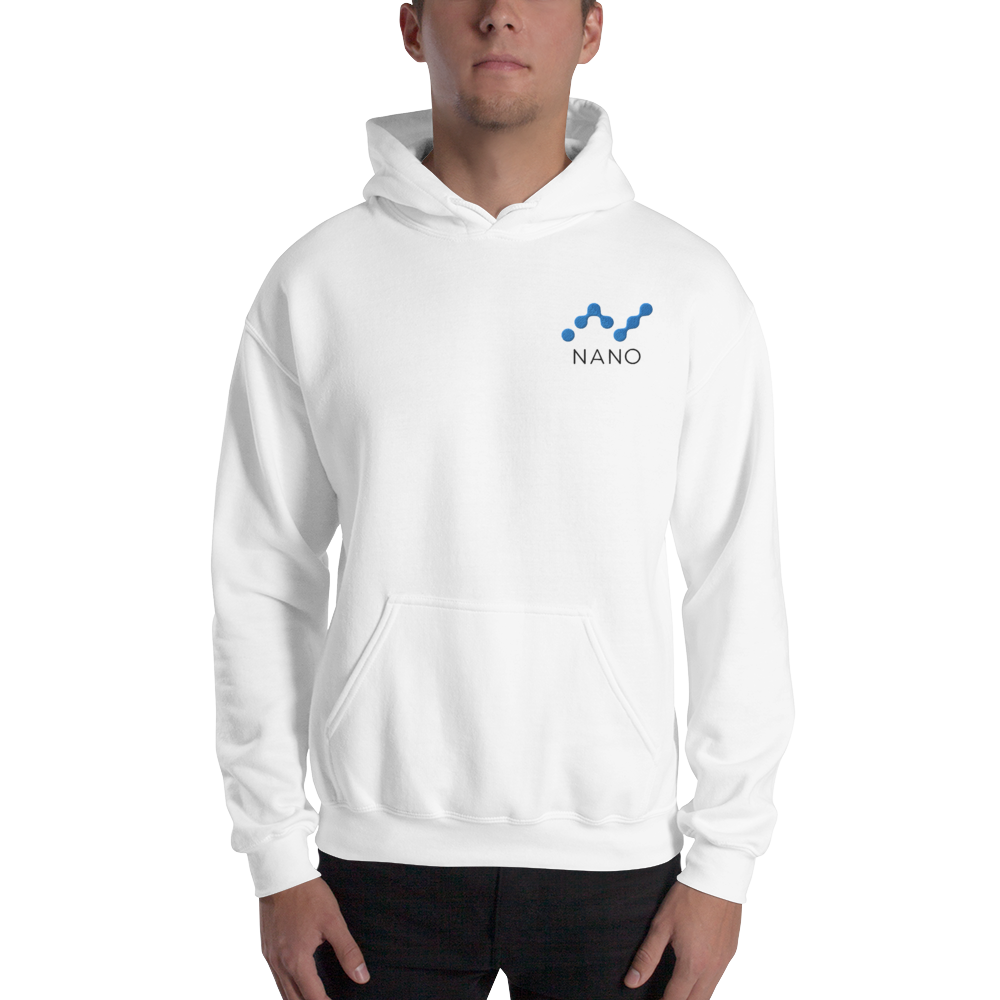 Nano – Men’s Embroidered Hoodie TCP1607 White / S Official Crypto  Merch