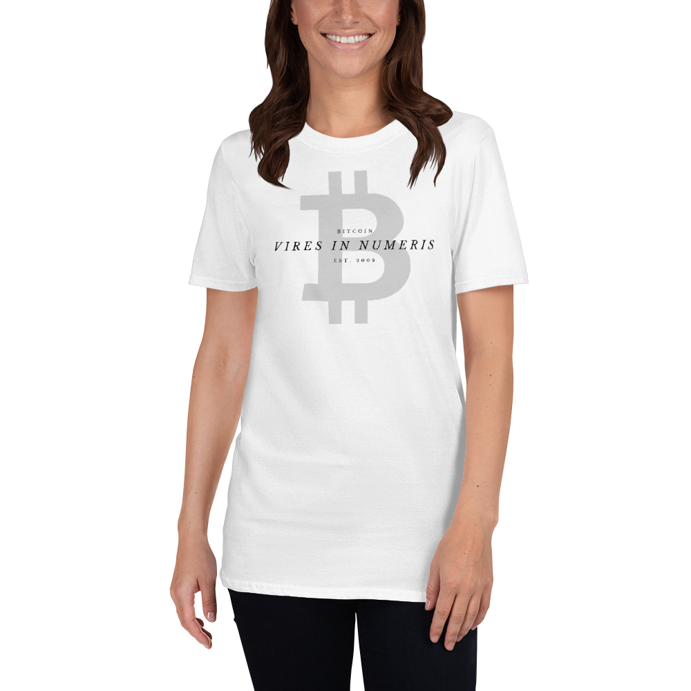Vires in numeris (Bitcoin) - Women's T-Shirt TCP1607 White / S Official Crypto  Merch