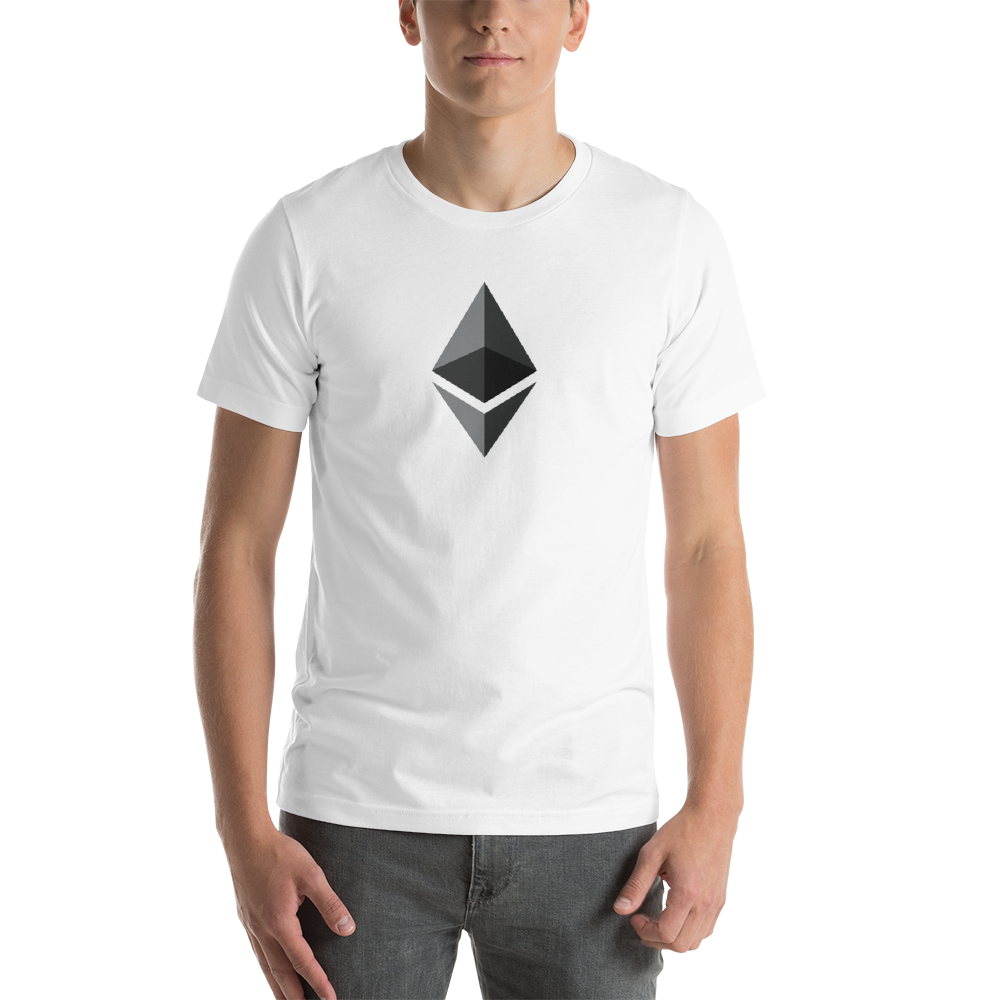 Ethereum logo - Men's Premium T-Shirt TCP1607 White / S Official Crypto  Merch