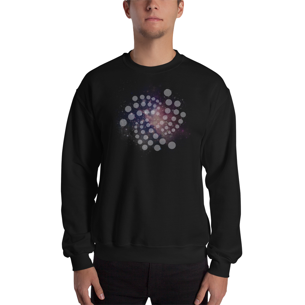 Iota universe – Men’s Crewneck Sweatshirt TCP1607 Black / S Official Crypto  Merch