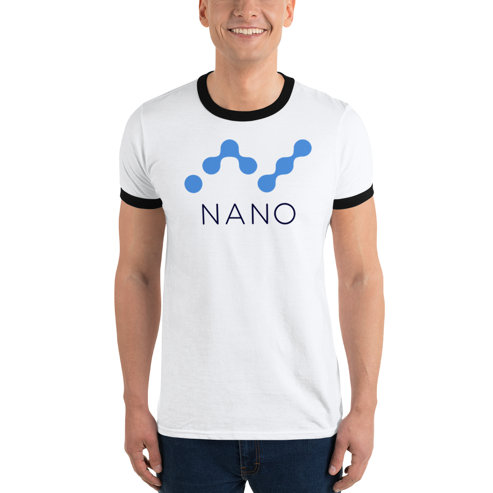 Nano – Men’s Ringer T-Shirt TCP1607 White/Black / S Official Crypto  Merch