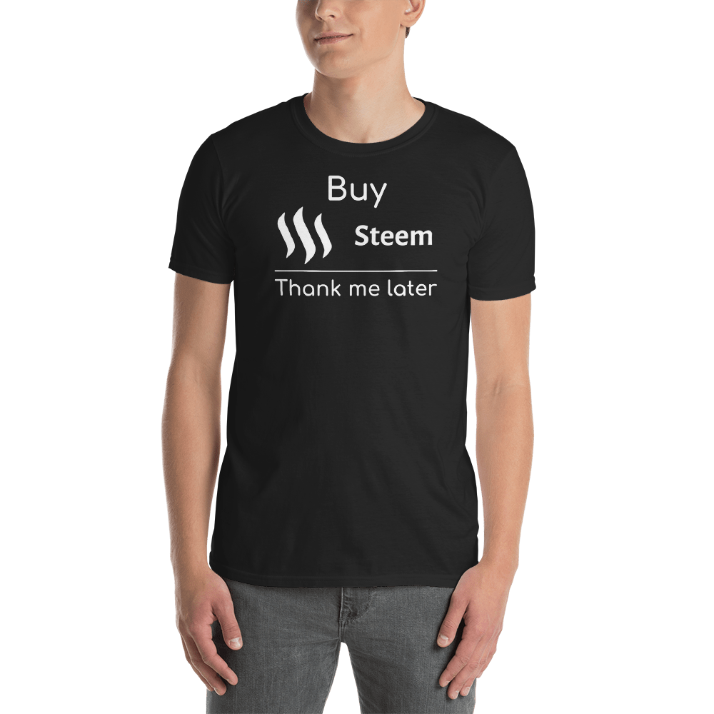 Buy steem - Men's T-Shirt TCP1607 Black / S Official Crypto  Merch