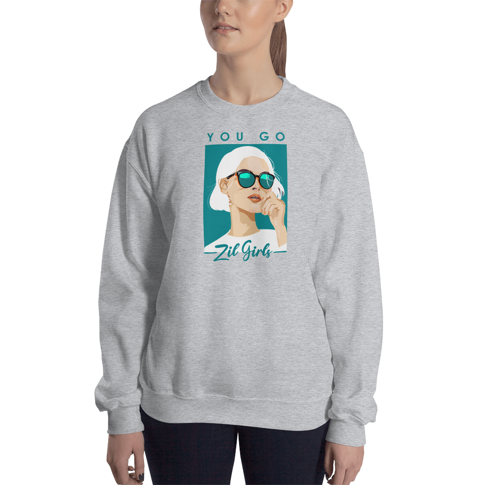 ZIL girls – Women's Crewneck Sweatshirt TCP1607 White / S Official Crypto  Merch