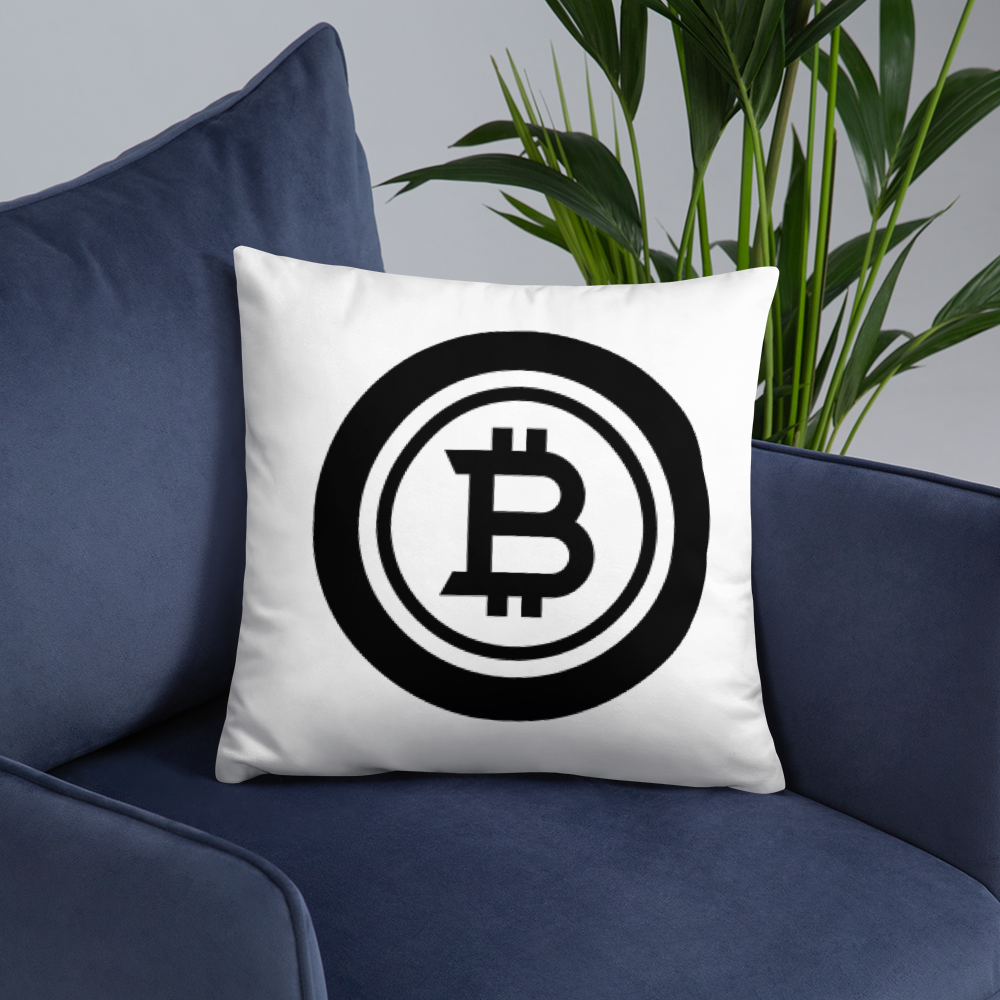 Bitcoin black - Pillow TCP1607 Default Title Official Crypto  Merch