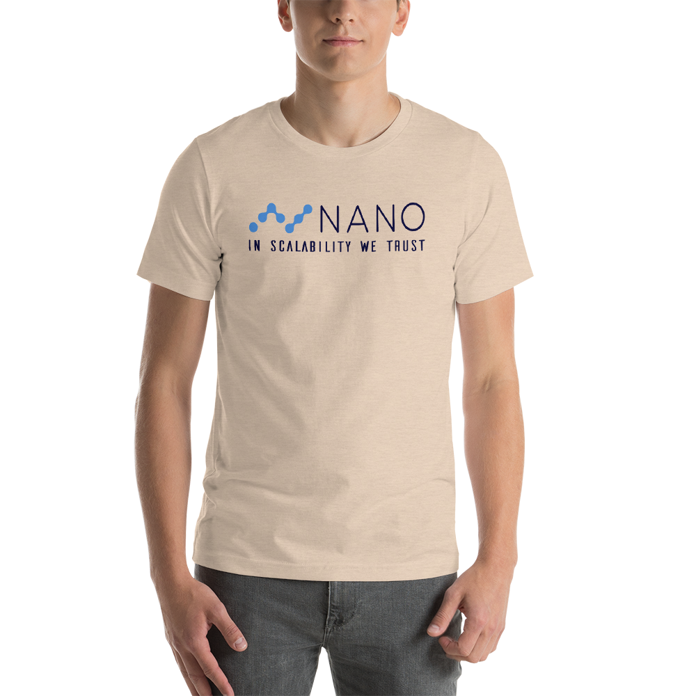 Nano, in scalability we trust – Men’s Premium T-Shirt TCP1607 White / S Official Crypto  Merch