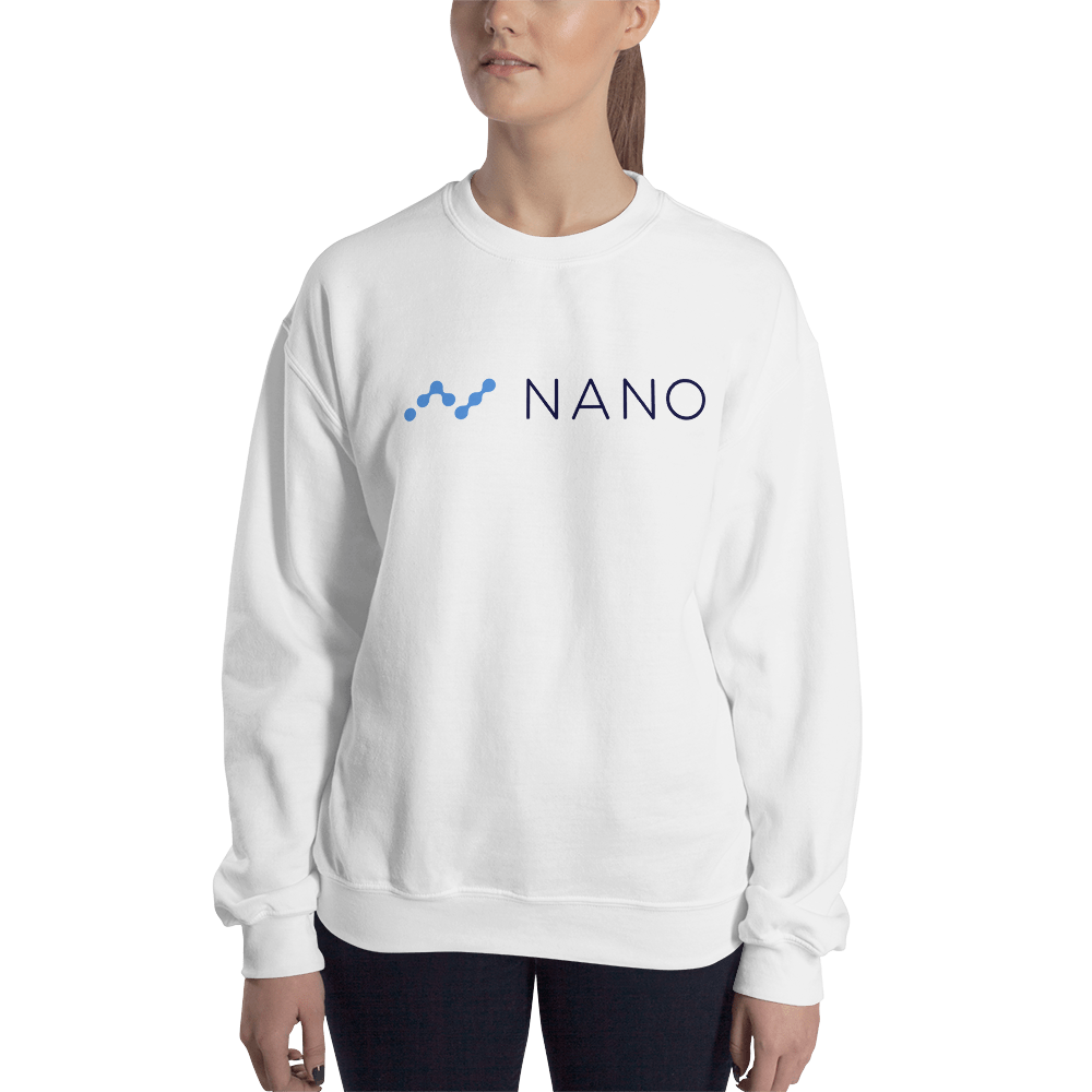 Nano – Women’s Crewneck Sweatshirt TCP1607 White / S Official Crypto  Merch