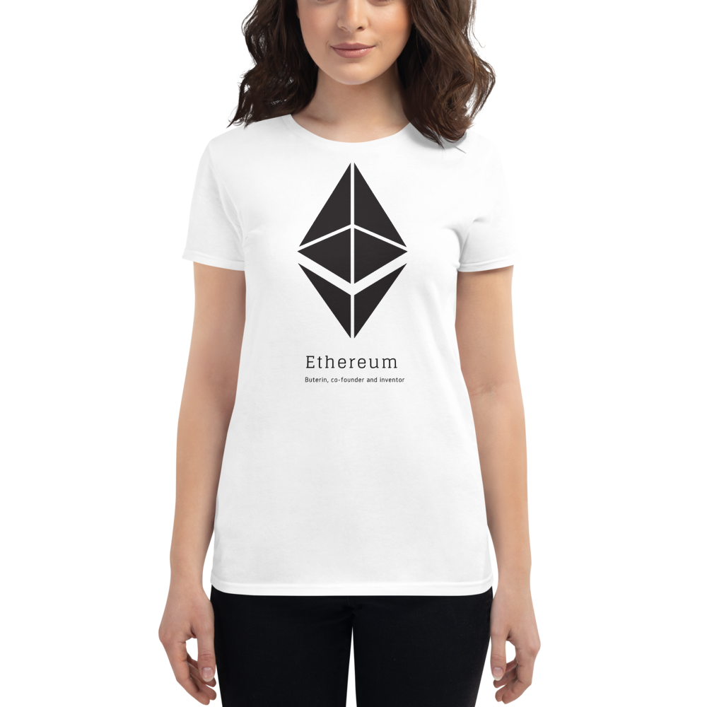Buterin, co-founder and inventor - Women's Short Sleeve T-Shirt TCP1607 White / S Official Crypto  Merch