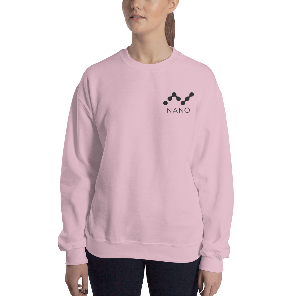 Nano – Women’s Embroidered Crewneck Sweatshirt TCP1607 White / S Official Crypto  Merch