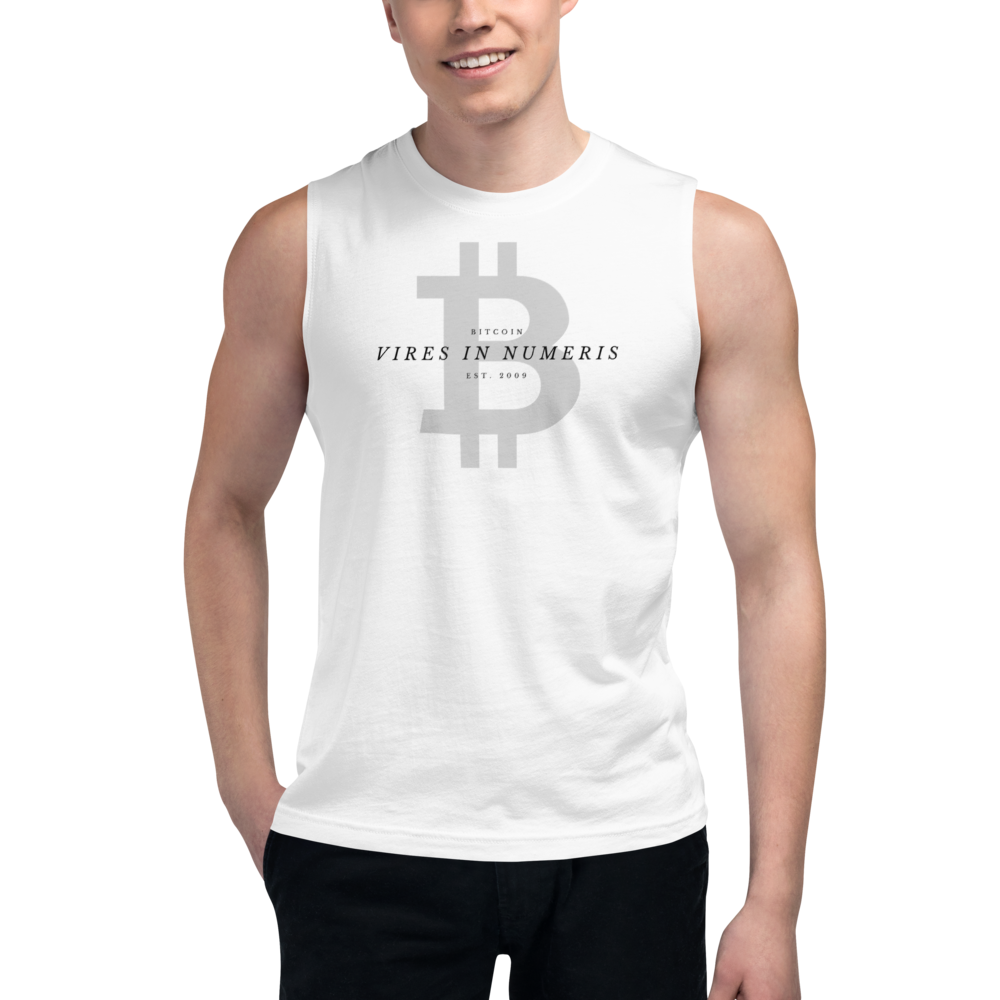Vires in numeris (Bitcoin) – Men’s Muscle Shirt TCP1607 Athletic Heather / S Official Crypto  Merch