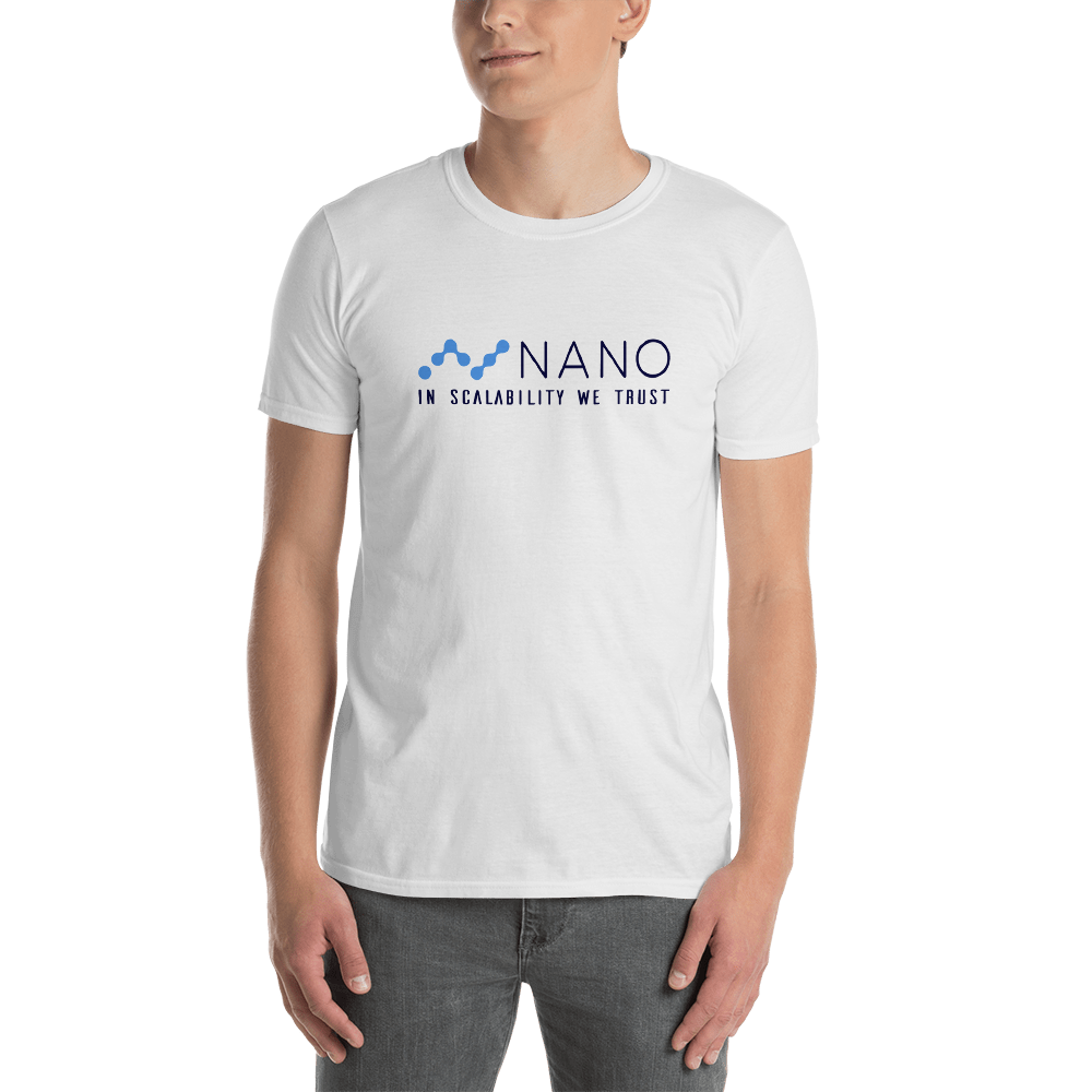 Nano, in scalability we trust - Men's T-Shirt TCP1607 White / S Official Crypto  Merch