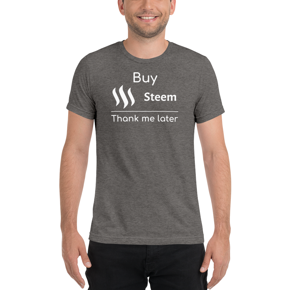 Buy Steem – Men’s Tri-Blend T-Shirt TCP1607 Emerald Triblend / S Official Crypto  Merch