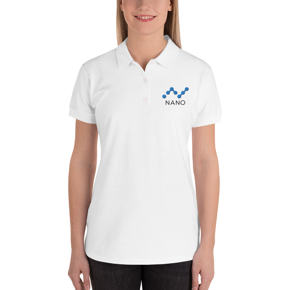 Nano - Women's Embroidered Polo Shirt TCP1607 M Official Crypto  Merch
