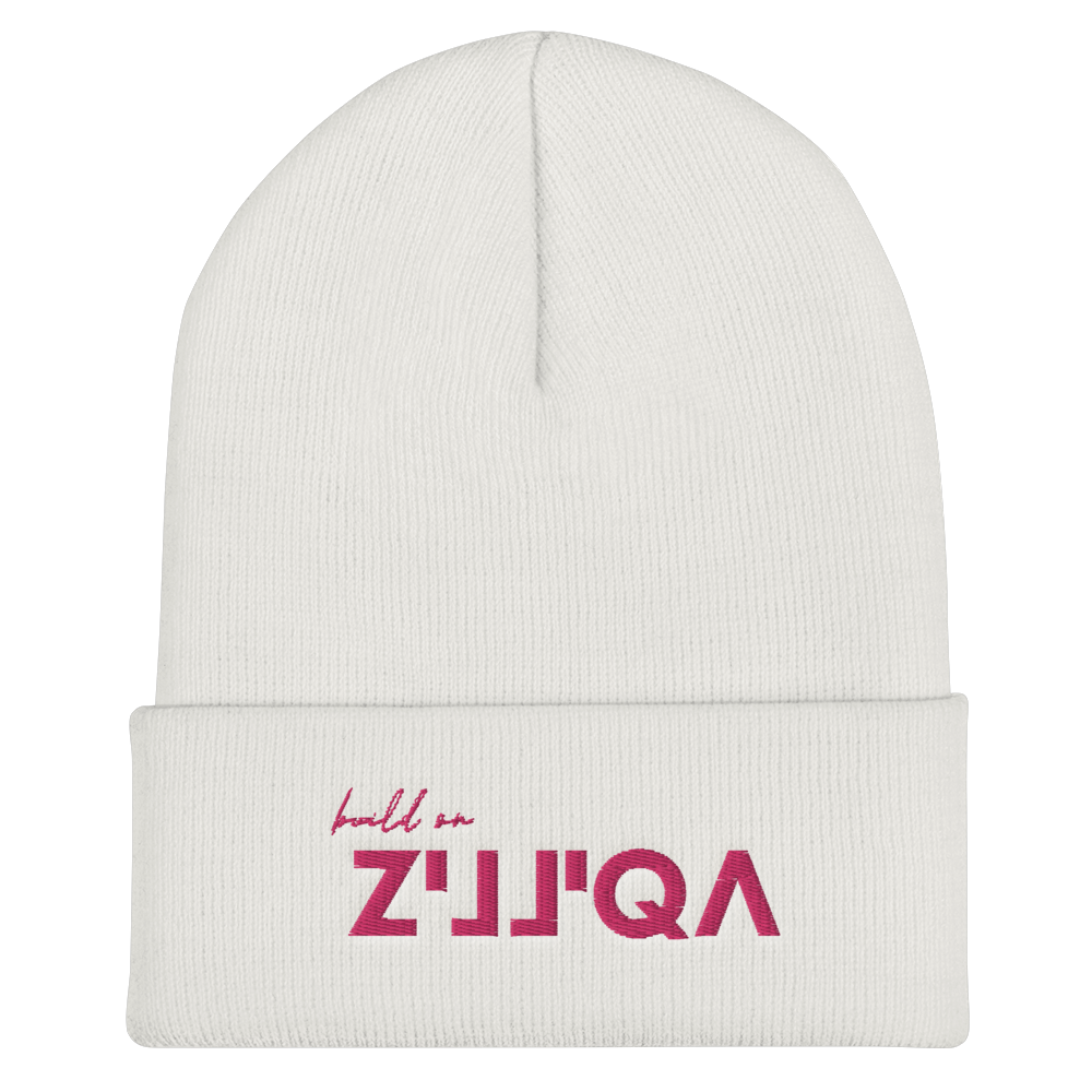 Build on Zilliqa - Cuffed Beanie TCP1607 White Official Crypto  Merch