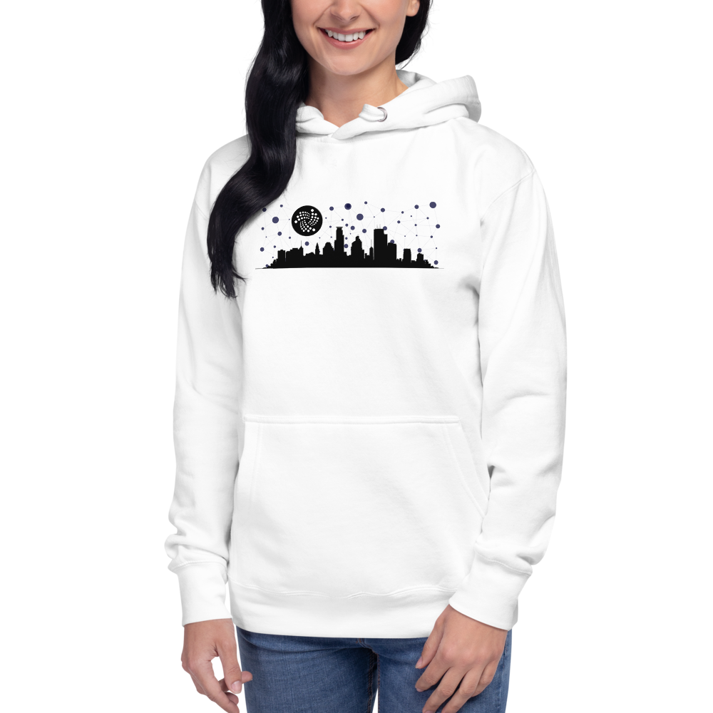 Iota city – Women’s Pullover Hoodie TCP1607 Carbon Grey / S Official Crypto  Merch