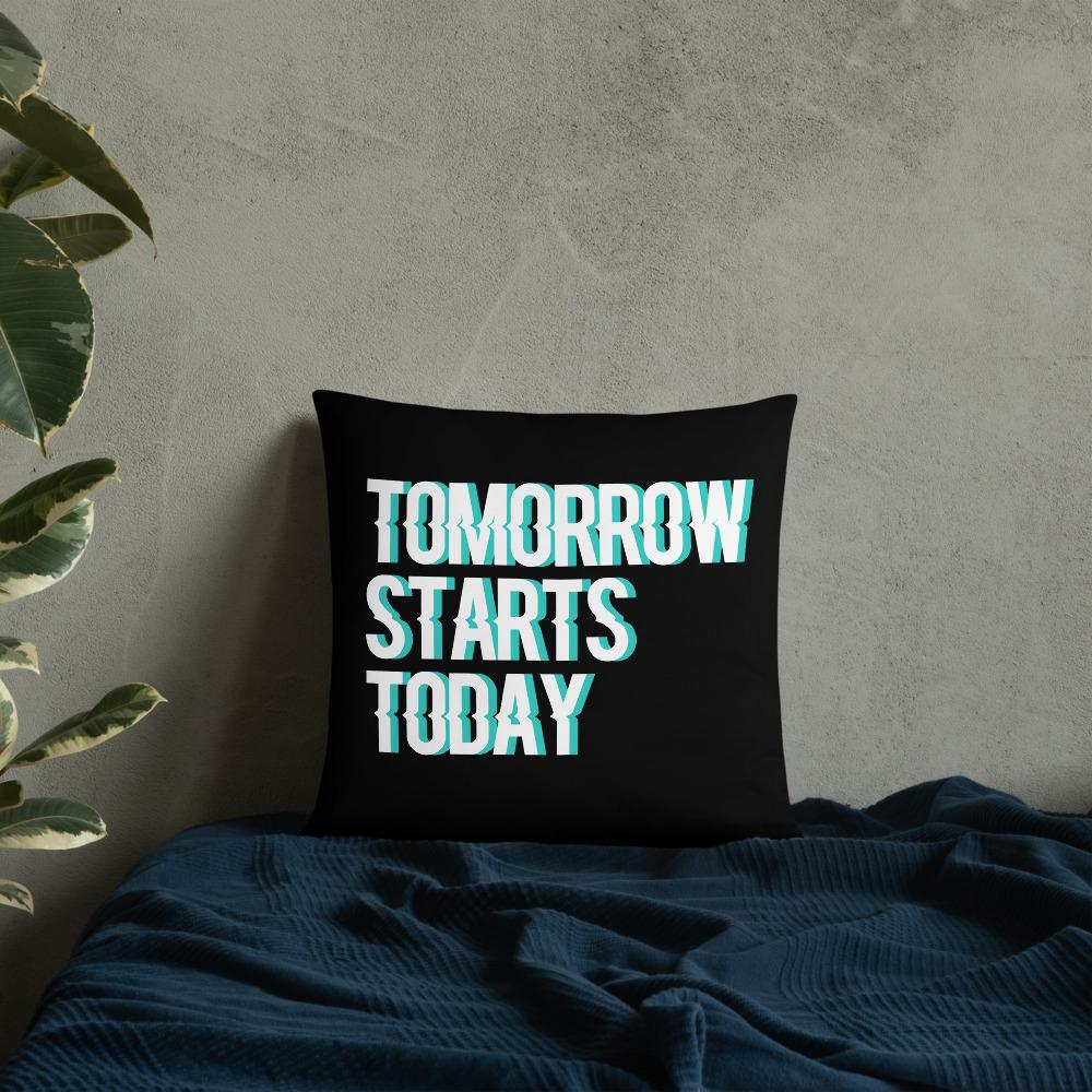 Tomorrow starts today (Zilliqa) - Pillow TCP1607 Default Title Official Crypto  Merch