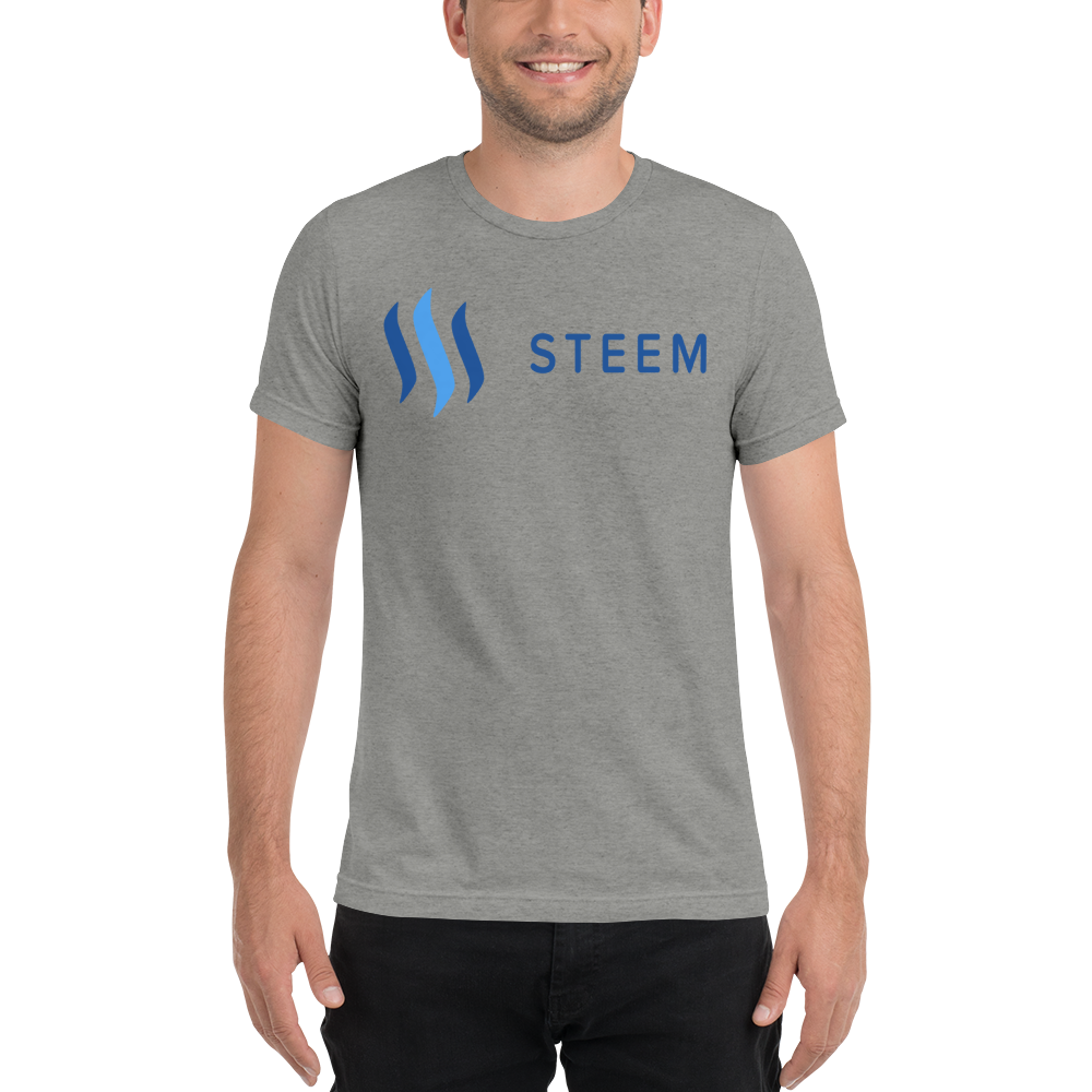 Steem – Men’s Tri-Blend T-Shirt TCP1607 Solid Black Triblend / S Official Crypto  Merch