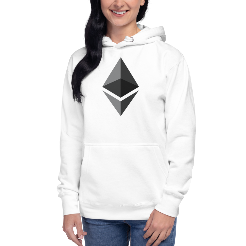 Ethereum logo – Women’s Pullover Hoodie TCP1607 Carbon Grey / S Official Crypto  Merch