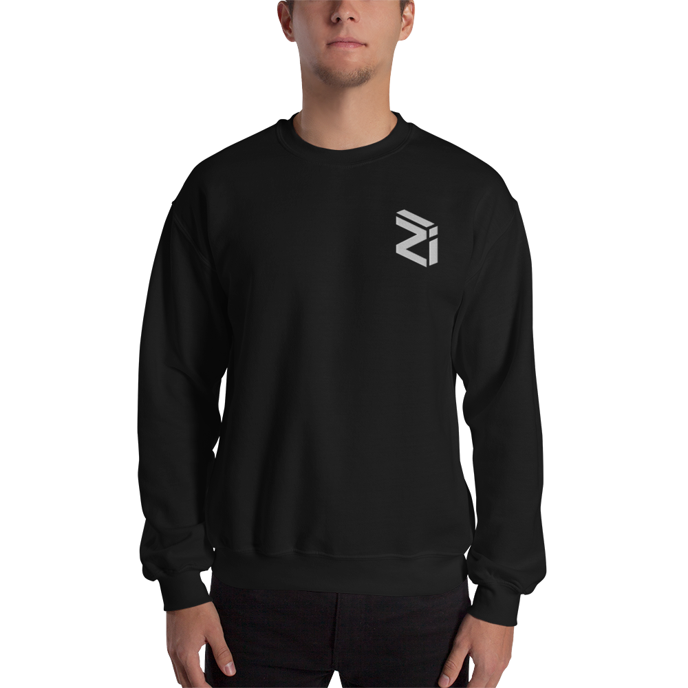 Zilliqa – Men’s Embroidered Crewneck Sweatshirt TCP1607 Black / S Official Crypto  Merch